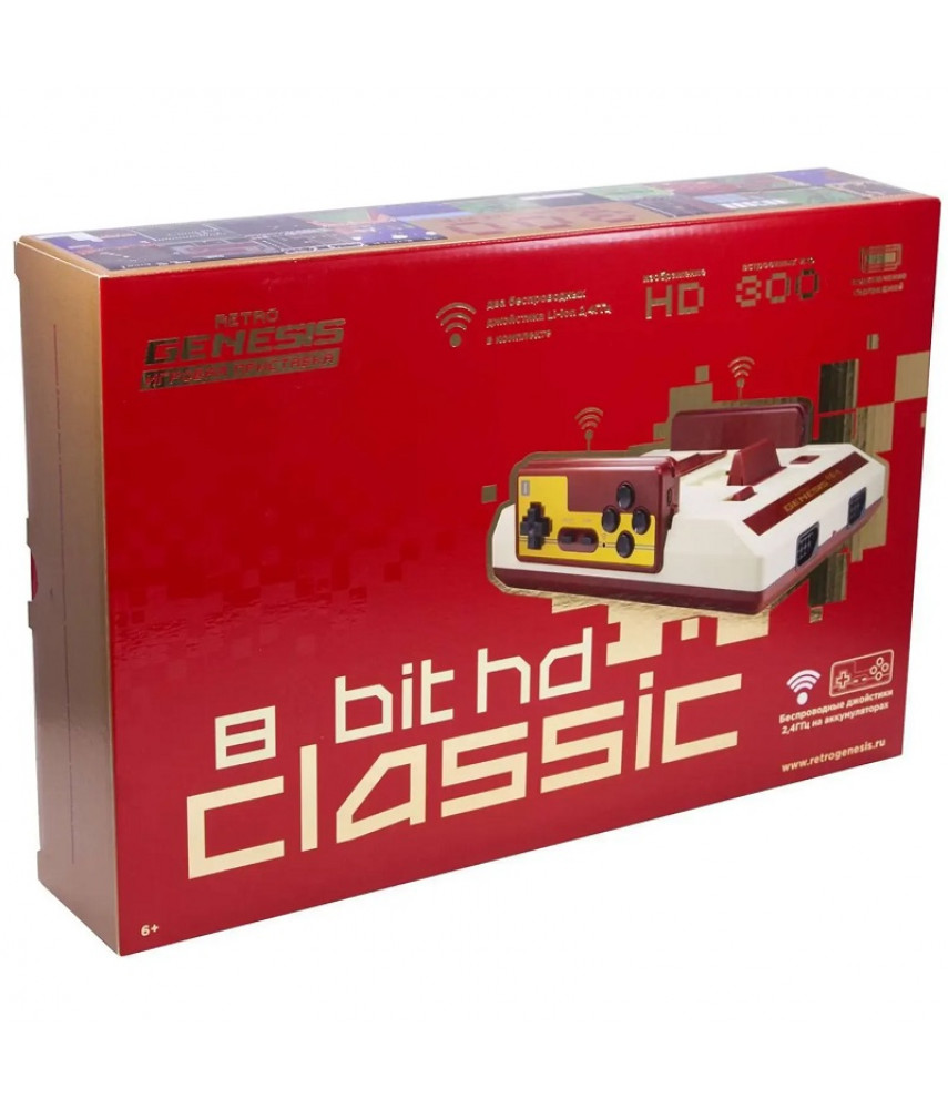Игровая приставка Retro Genesis 8 Bit HD Classic (300 игр)