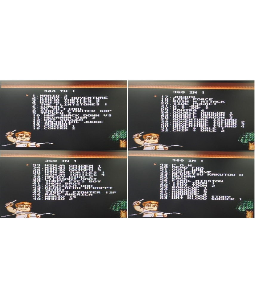 Сборник 360 игр A-360в1 (8 bit)