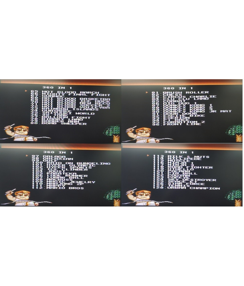 Сборник 360 игр A-360в1 (8 bit)