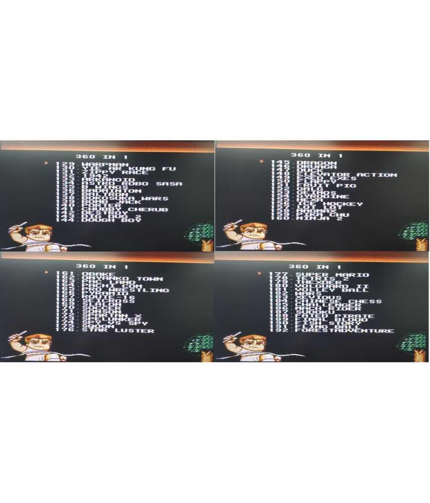 Сборник 360 игр A-360в1 (8 bit)