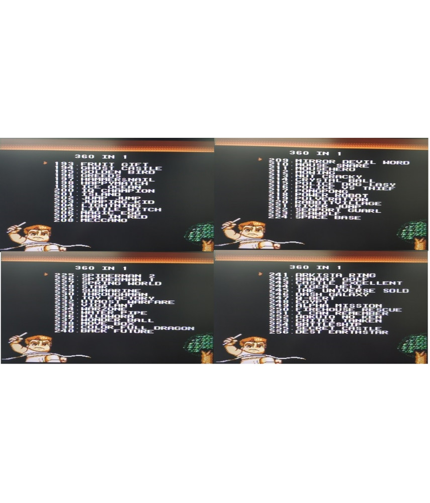 Сборник 360 игр A-360в1 (8 bit)