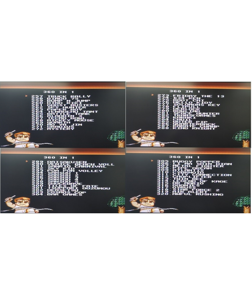 Сборник 360 игр A-360в1 (8 bit)