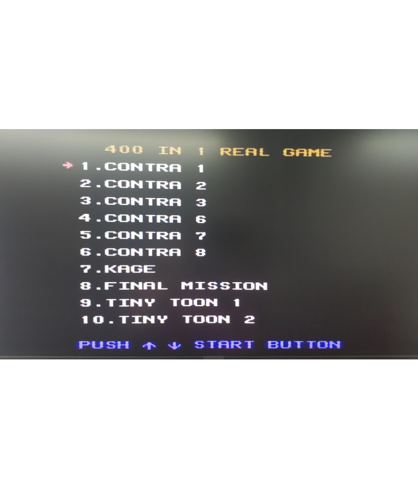 Сборник 400 игр A-400в1 [8 bit] на картридже