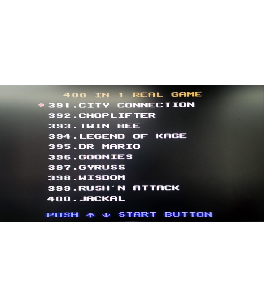 Сборник 400 игр A-400в1 [8 bit] на картридже