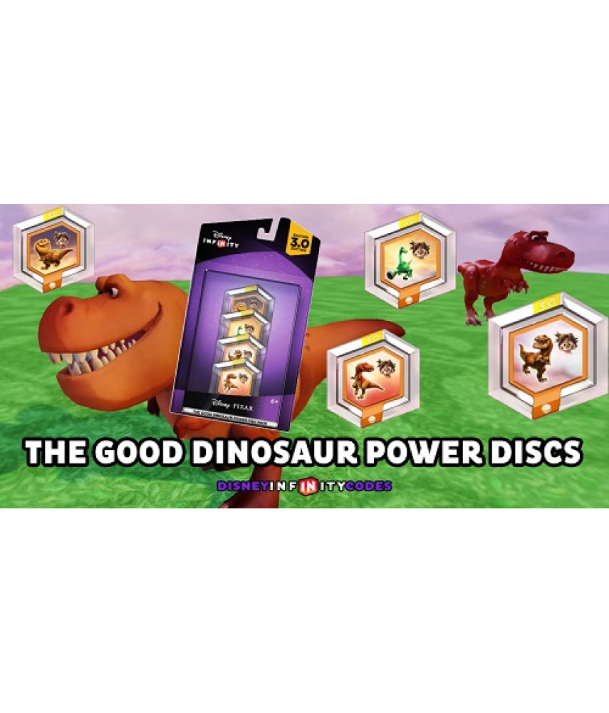 Disney. Infinity 3.0: Набор 4 волшебных жетона: Disney Pixar - The Good Dinosaur