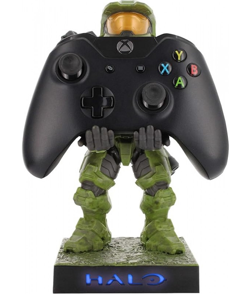 Фигурка подставка Halo Infinite Master Chief (SPNKr) Special Edition Light-Up Cable Guys для геймпада / телефона (896200)