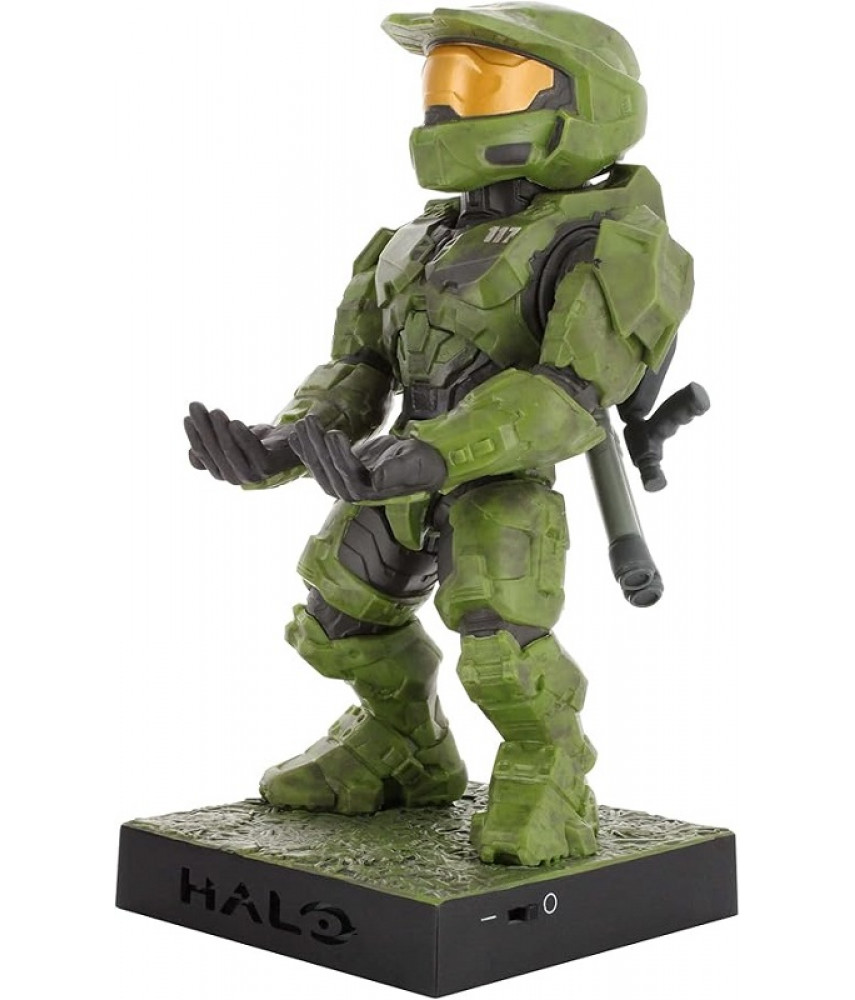 Фигурка подставка Halo Infinite Master Chief (SPNKr) Special Edition Light-Up Cable Guys для геймпада / телефона (896200)