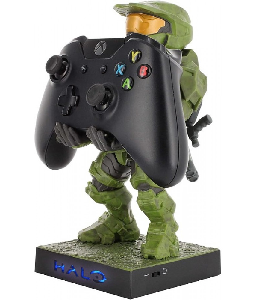 Фигурка подставка Halo Infinite Master Chief (SPNKr) Special Edition Light-Up Cable Guys для геймпада / телефона (896200)