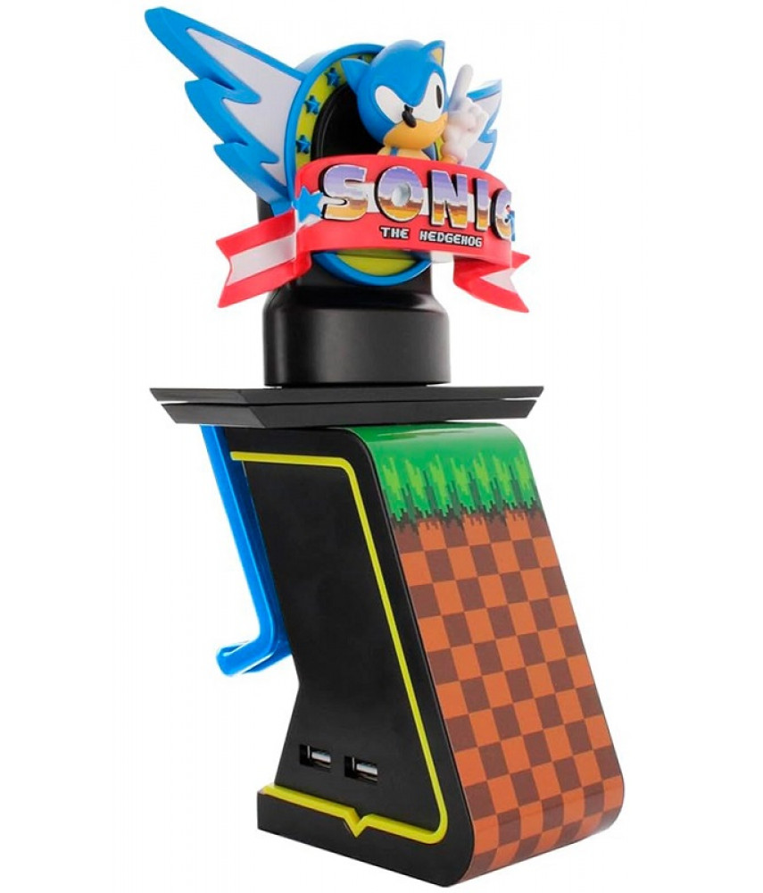 Фигурка подставка Sonic Hedgehog Light Up Ikon (LED Ikons) Cable Guys для геймпада / телефона (895395)