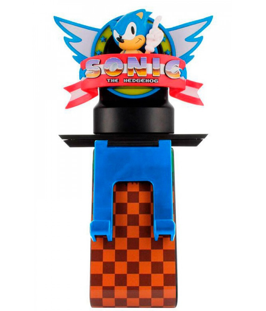 Фигурка подставка Sonic Hedgehog Light Up Ikon (LED Ikons) Cable Guys для геймпада / телефона (895395)