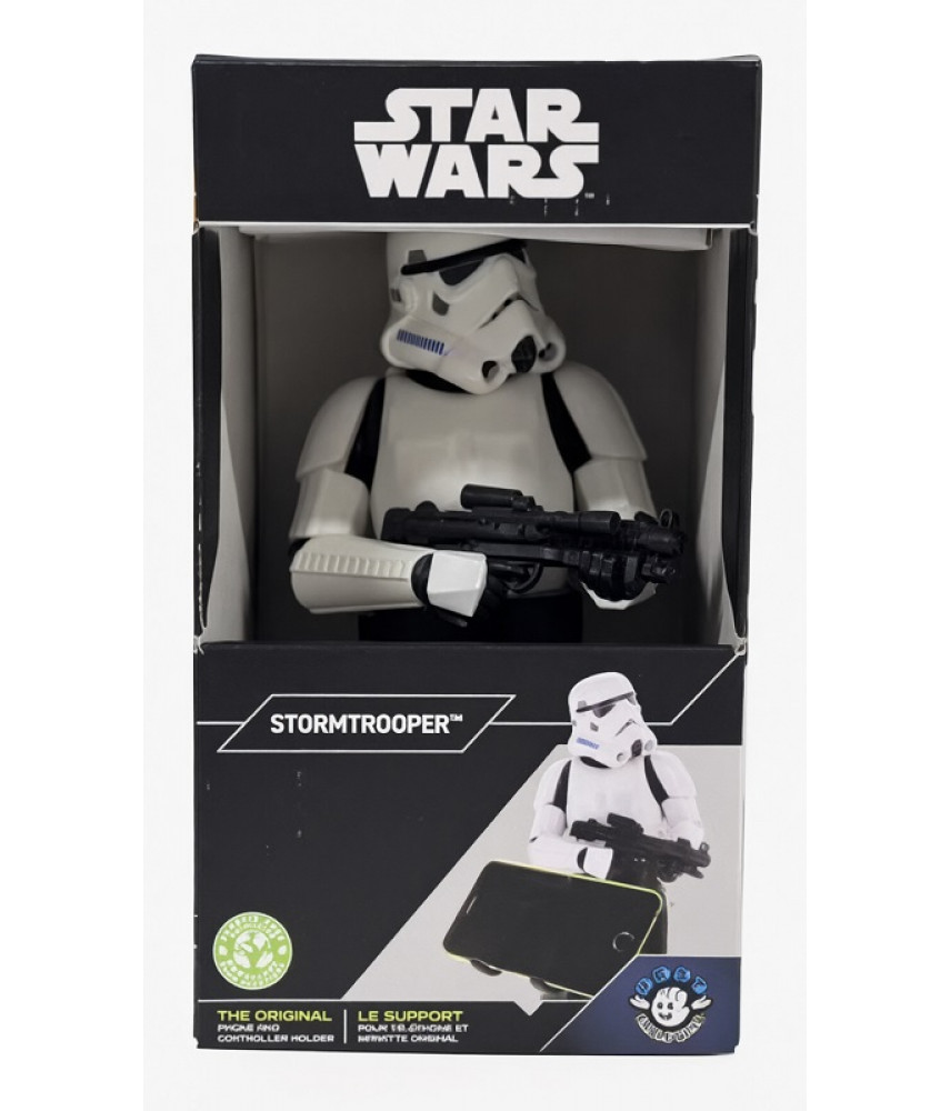 Фигурка подставка Star Wars The Mandalorian Stormtrooper Cable Guys для геймпада / телефона (894879) Фигурка подставка Star Wars The Mandalorian Stormtrooper Cable Guys для геймпада / телефона (894879)