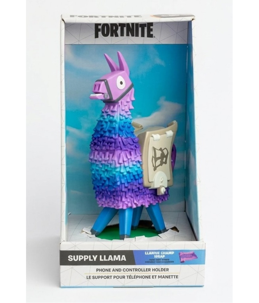 Фигурка-подставка Cable Guys: Fortnite - Supply Llama - Держатель для геймпадов и телефонов Фигурка-подставка Cable Guys: Fortnite - Supply Llama - Держатель для геймпадов и телефонов