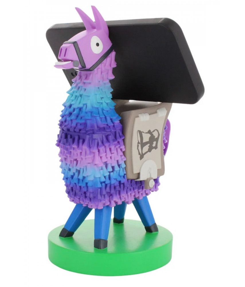 Фигурка-подставка Cable Guys: Fortnite - Supply Llama - Держатель для геймпадов и телефонов Фигурка-подставка Cable Guys: Fortnite - Supply Llama - Держатель для геймпадов и телефонов