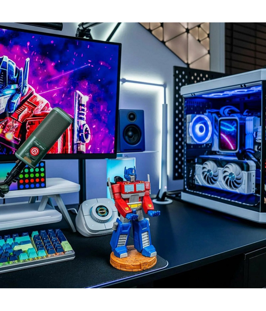 Фигурка-подставка Cable Guy: Transformers Optimus Prime - для геймпада и телефона Фигурка-подставка Cable Guy: Transformers Optimus Prime - для геймпада и телефона