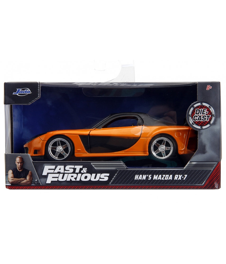 Модель автомобиля Jada Toys Fast & Furious - Han’s Mazda RX-7 (1:32) 30736