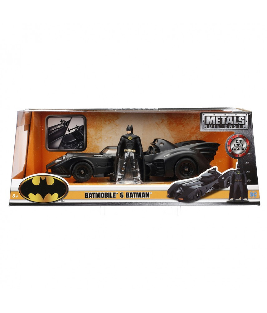 Модель машинки с фигуркой 1:24 1989 Batmobile W/Batman Figure 98224 98260 (Jada Toys)