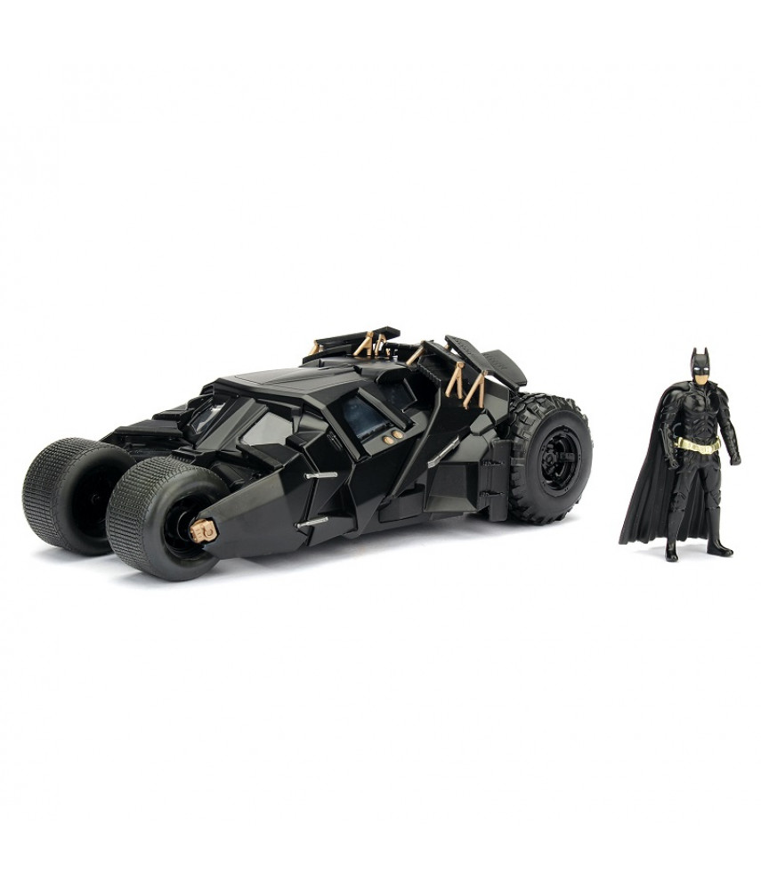 Модель машинки с фигуркой 1:24 2008 The Dark Knight Batmobile W/Batman Figure 98261 (Jada Toys)