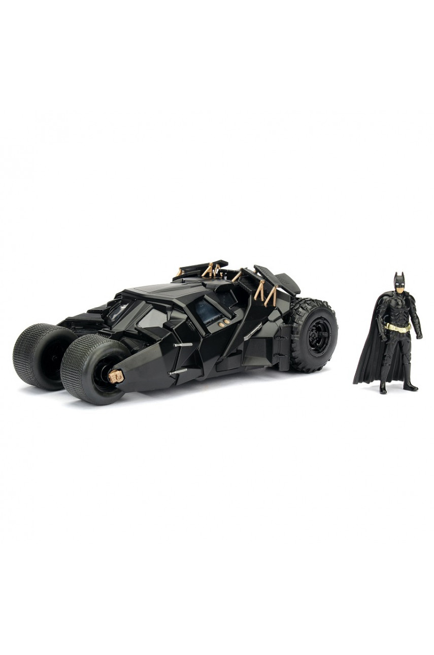 Модель машинки с фигуркой 1:24 2008 The Dark Knight Batmobile W/Batman Figure 98261 (Jada Toys)