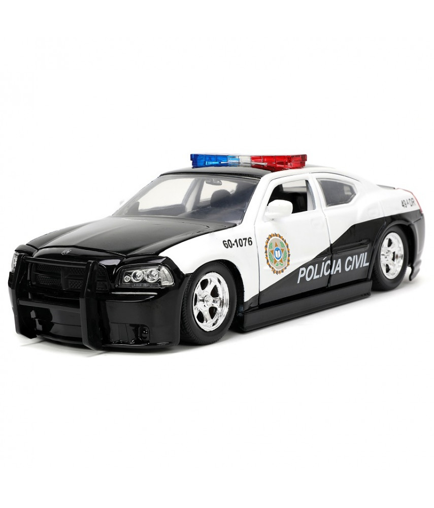 Модель машинки Форсаж 1:24 FF 2006 Dodge Charger, Fast 5, Police Car (33665)