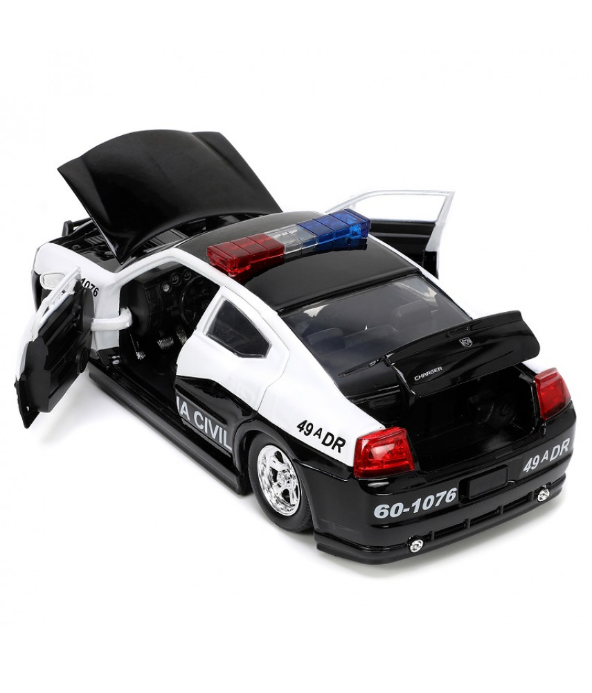 Модель автомобиля Jada Toys Fast & Furious - FF 2006 Dodge Charger, Fast 5, Police Car (1:24) 33665