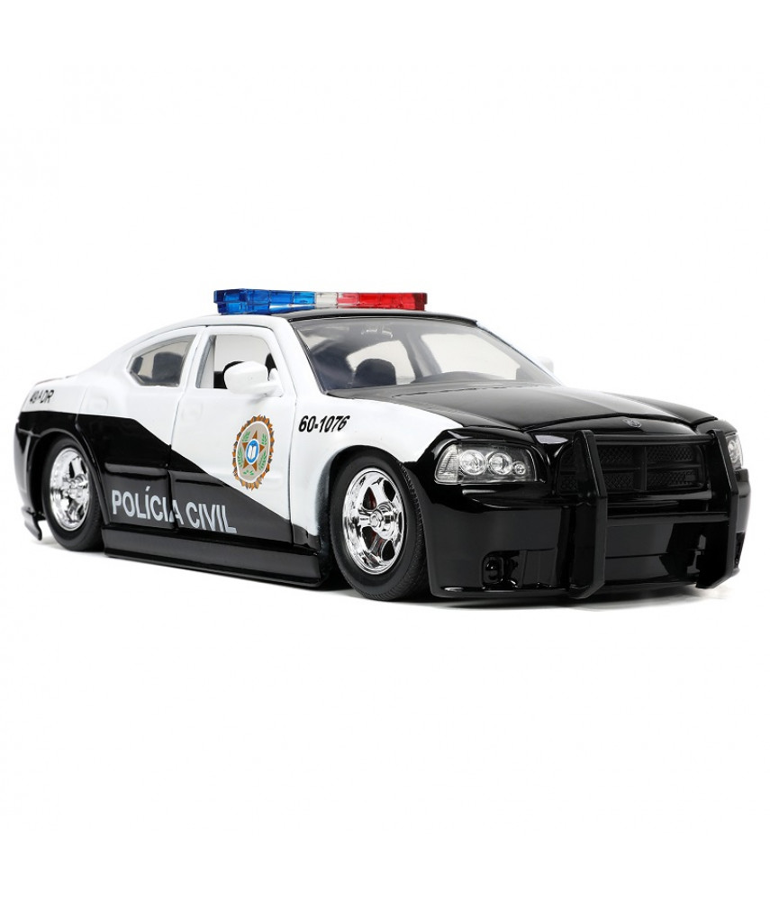 Модель автомобиля Jada Toys Fast & Furious - FF 2006 Dodge Charger, Fast 5, Police Car (1:24) 33665