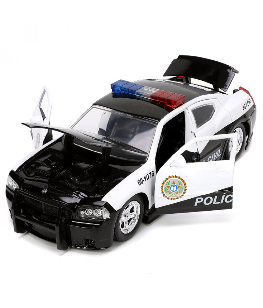 Модель автомобиля Jada Toys Fast & Furious - FF 2006 Dodge Charger, Fast 5, Police Car (1:24) 33665