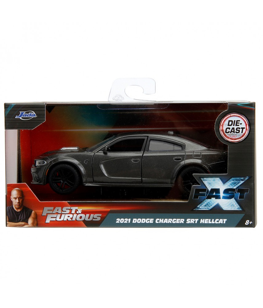 Модель автомобиля Jada Toys Fast & Furious - F10 2021 Dodge Charger SRT Hellcat (1:32) 34473