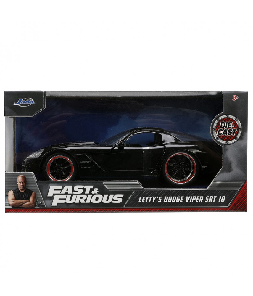 Металлическая модель автомобиля Jada Toys Fast & Furious — Letty's Dodge Viper SRT 10 (1:32) Металлическая модель автомобиля Jada Toys Fast & Furious — Letty's Dodge Viper SRT 10 (1:32)