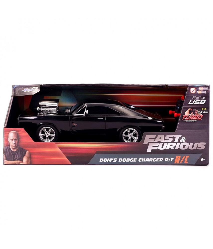 Радиоуправляемая модель машинки Jada Toys Fast & Furious - R/C 1970 Dodge Charger (Street) (1:16) 97584