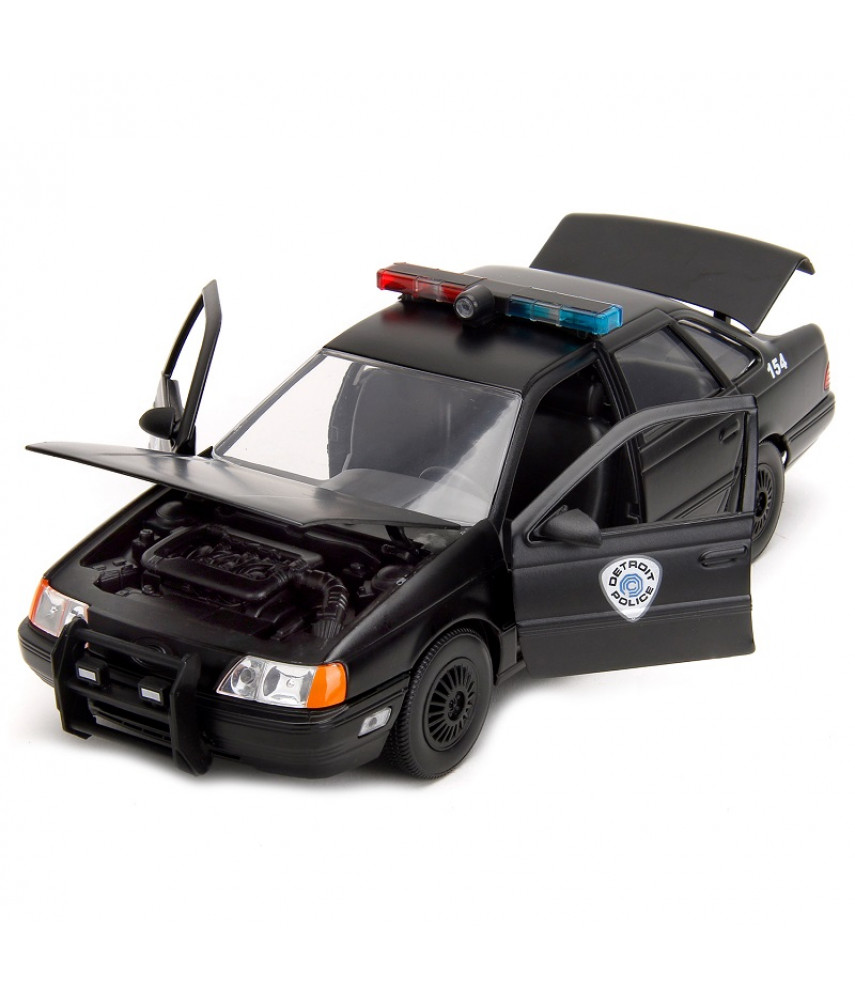 Модель машинки с фигуркой Hollywood Rides 1:24 1986 Ford Taurus with Robocop figure 33743 (Jada Toys)