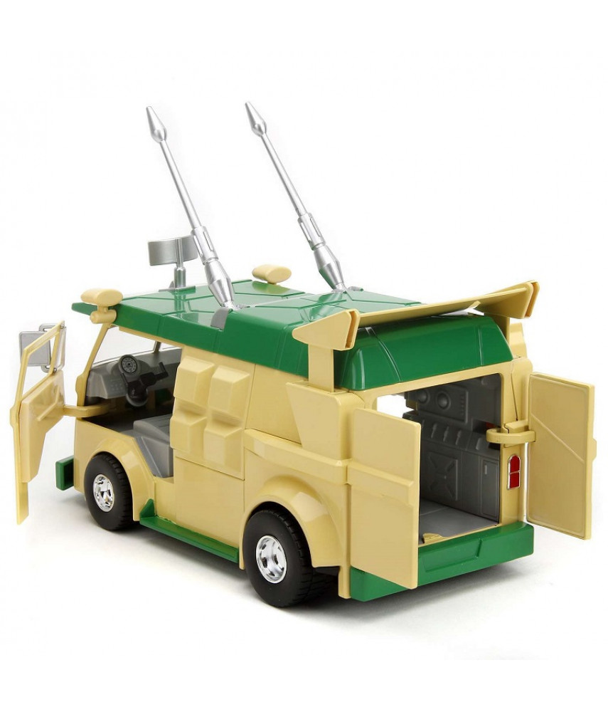 Модель автомобиля Jada Toys Hollywood Rides - с Фигуркой 2.75" Черепашки-ниндзя HWR Party Wagon (1:24) 34529