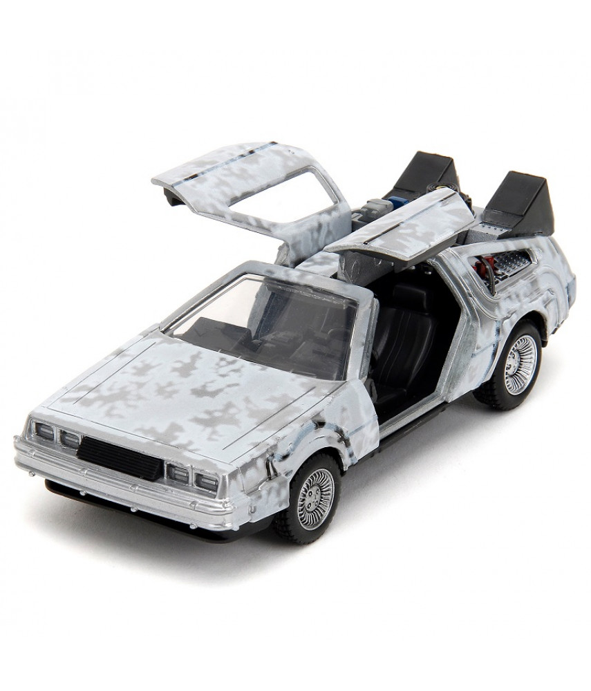 Модель автомобиля Jada Toys Hollywood Rides - Time Machine Back To The Future-1 Frost  (1:32) 34785