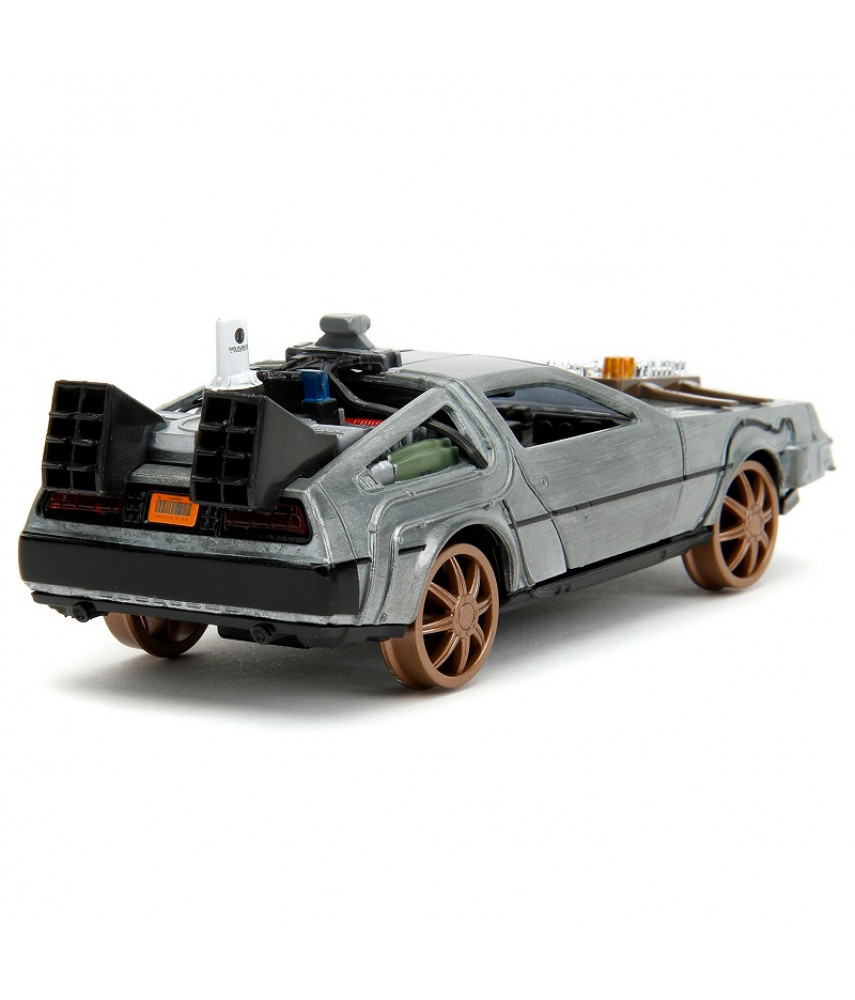 Модель автомобиля Jada Toys Hollywood Rides - Time Machine Back To The Future-3 Railroad wheels (1:32) 34786