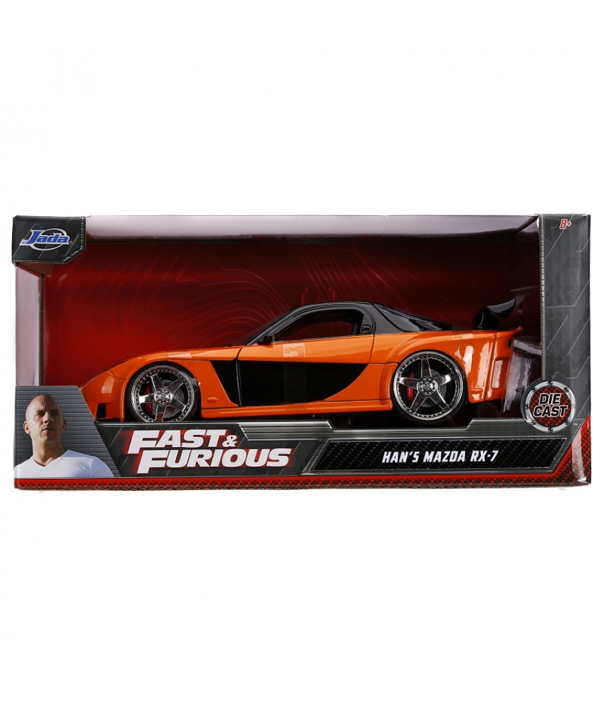 Модель автомобиля Jada Toys Fast & Furious - Han's Mazda RX-7 (1:24) 30732