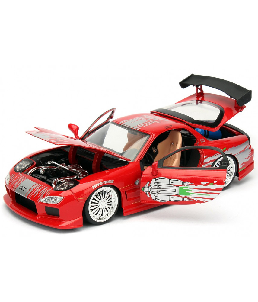 Модель автомобиля Jada Toys Fast & Furious - 1993 Mazda RX-7 FD3S-Wide Body (1:24) 98338