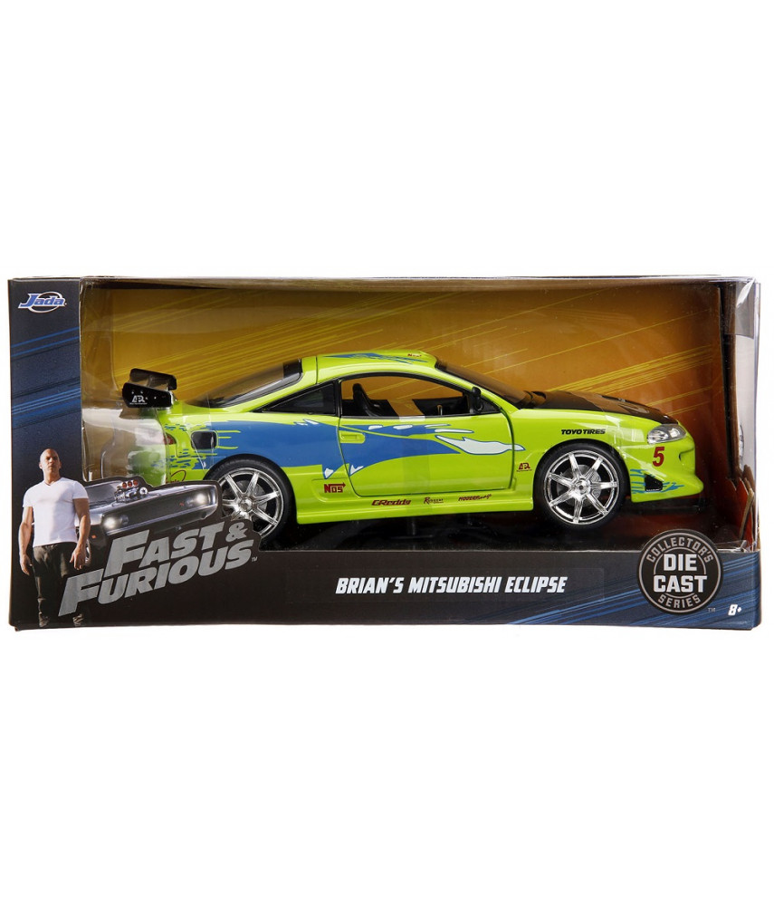 Модель автомобиля Jada Toys Fast & Furious - 1995 Mitsubishi Eclipse (1:24) 97603