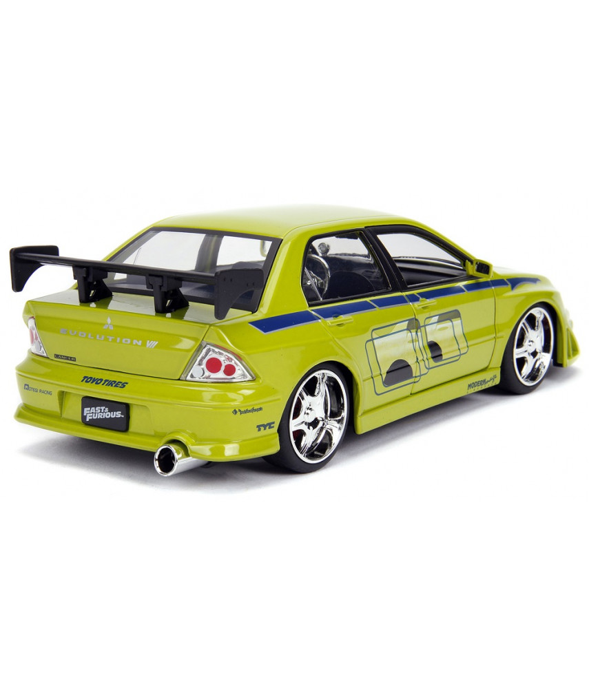 Модель автомобиля Jada Toys Fast & Furious - 2002 Mitsubishi Lancer EVO VII (1:24) 99788