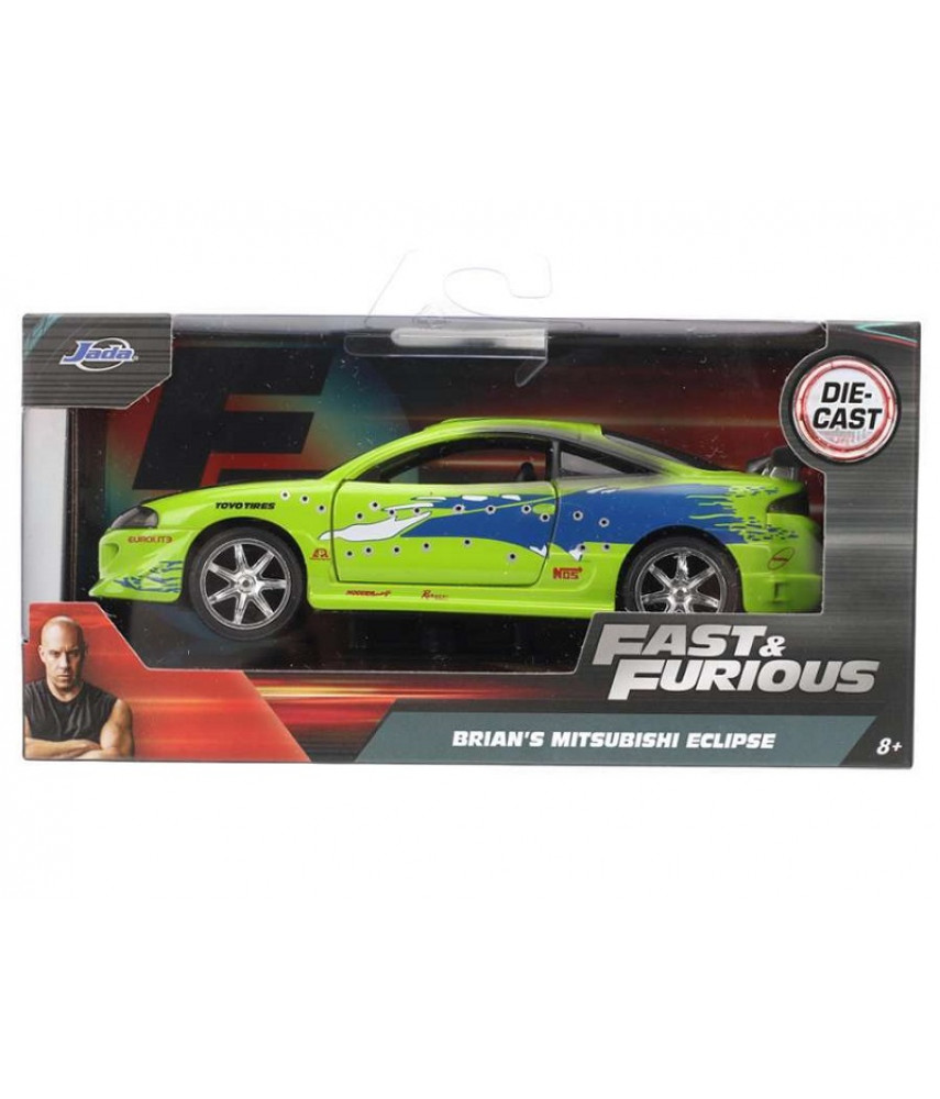 Модель машинки Fast & Furious 1:32 Mitsubishi Eclipse (1995) – Новая версия (36356)