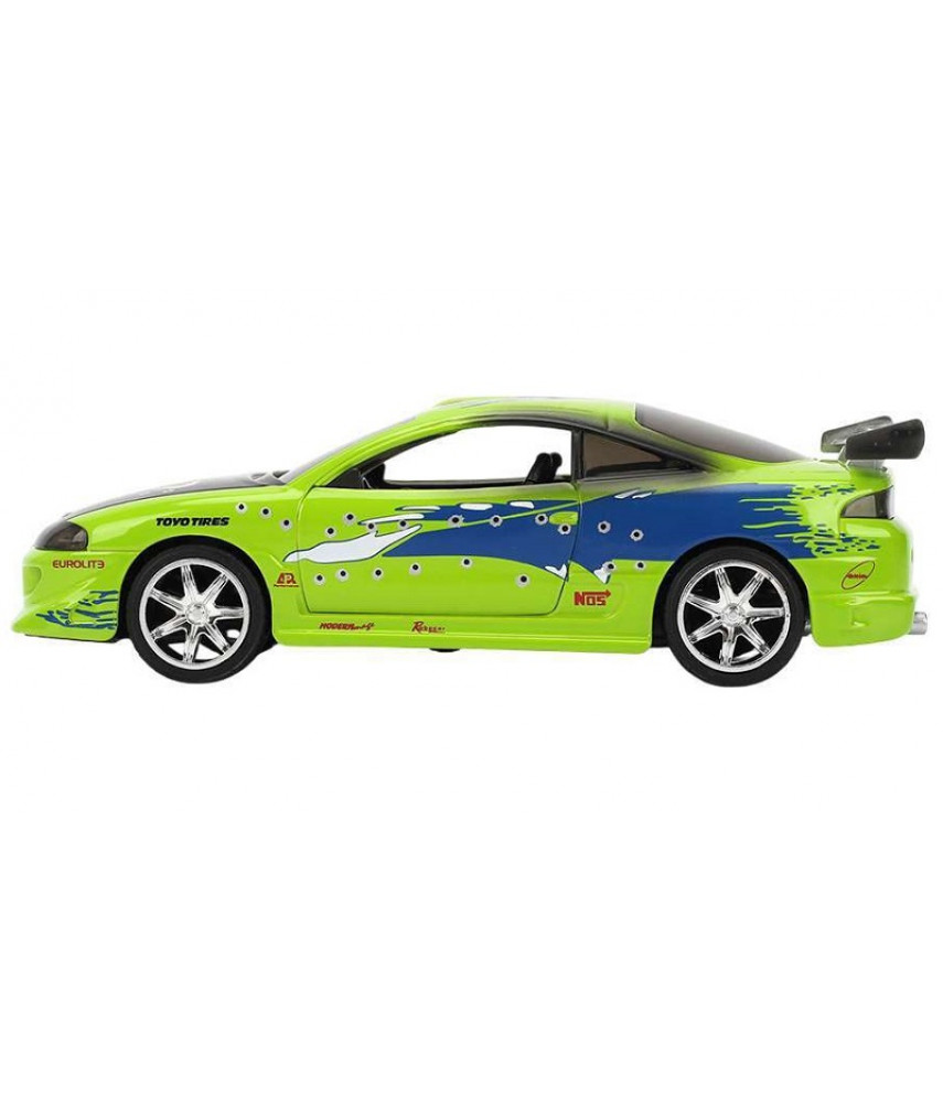 Модель машинки Fast & Furious 1:32 Mitsubishi Eclipse (1995) – Новая версия (36356)