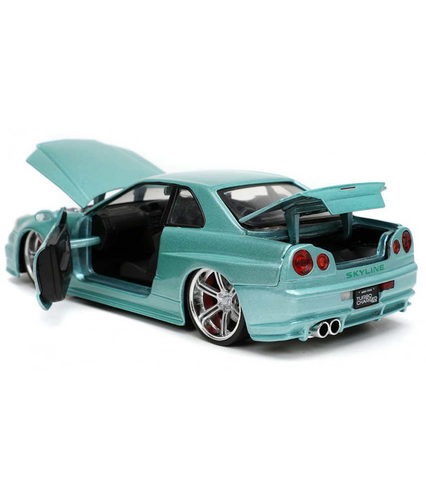 Модель автомобиля Jada Toys Fast & Furious - 2002 Nissan Skyline GT-R (R34) (1:24) 32608