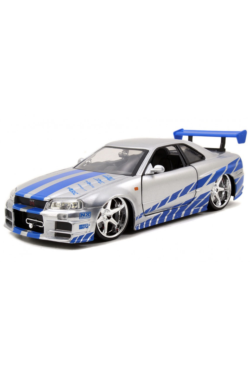 Модель Машинки Форсаж 1:24 FF 2002 Nissan Skyline GT-R R34 (97158) купить -  Showgames.ru