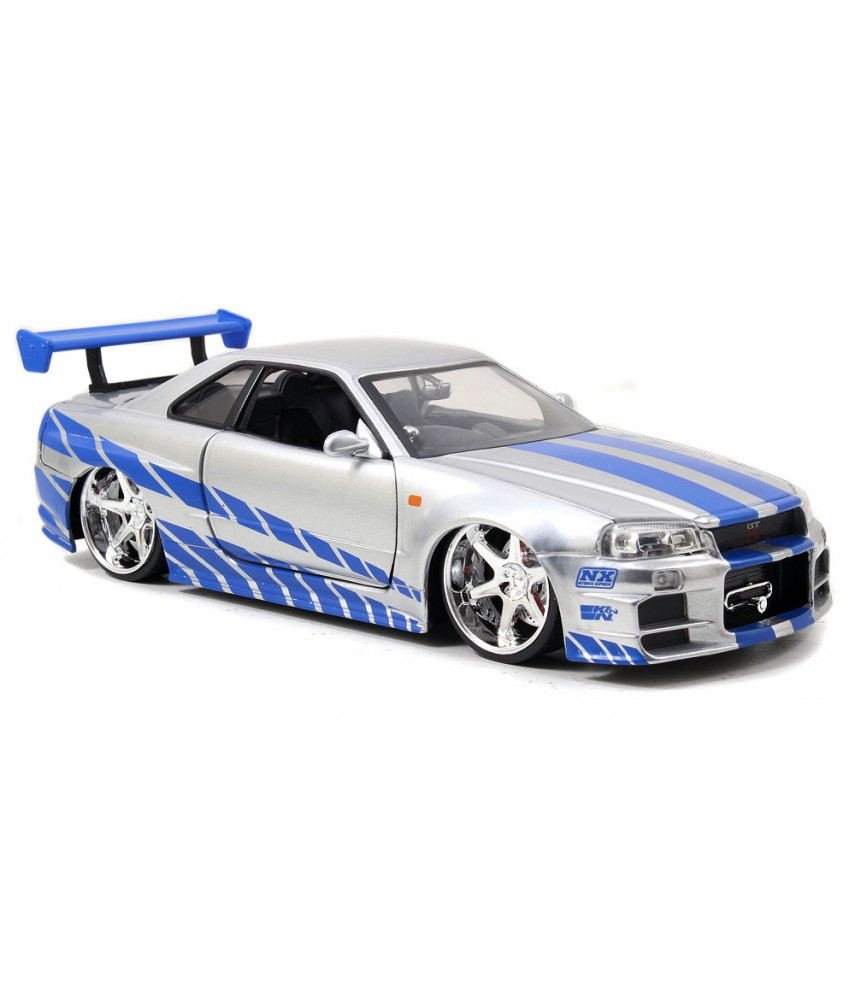 Модель автомобиля Jada Toys Fast & Furious - 2002 Nissan Skyline GT-R R34 (1:24) 97158