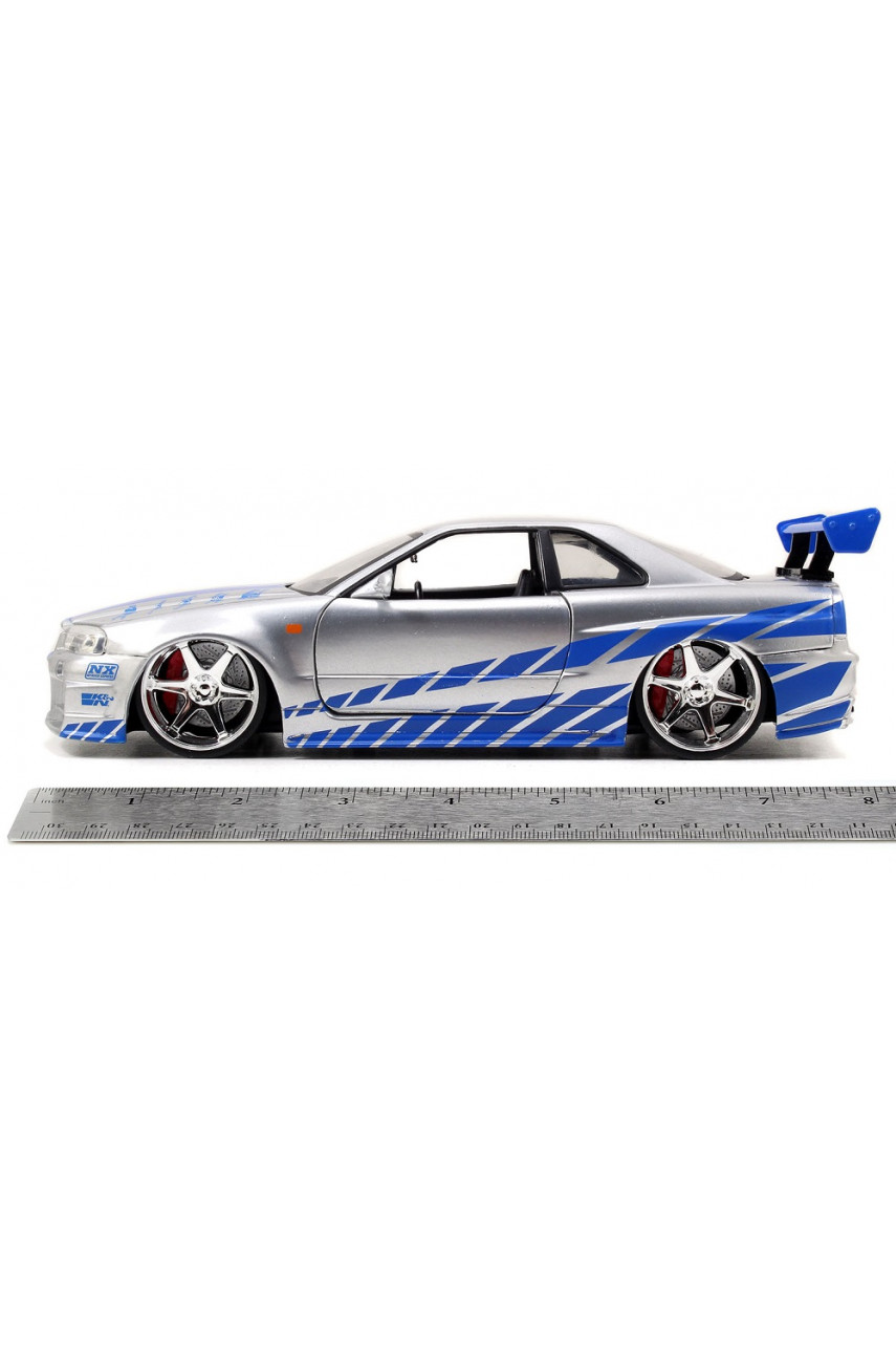 Модель Машинки Форсаж 1:24 FF 2002 Nissan Skyline GT-R R34 (97158) купить -  Showgames.ru