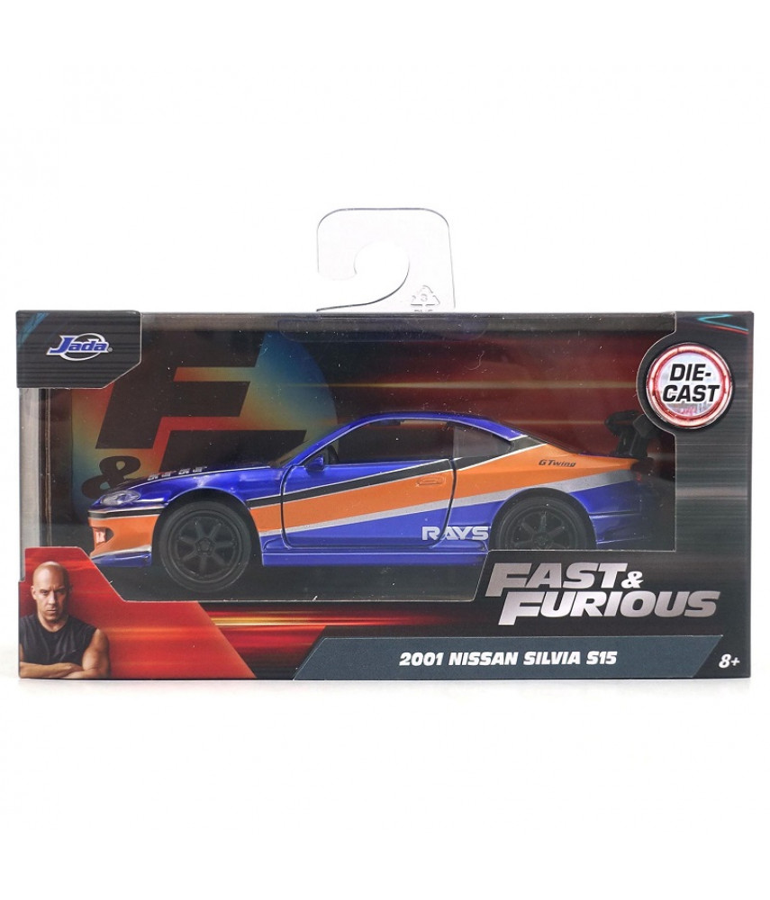 Модель машинки Форсаж 1:32 FF 2001 Nissan Silvia S15 34446 (Jada Toys)