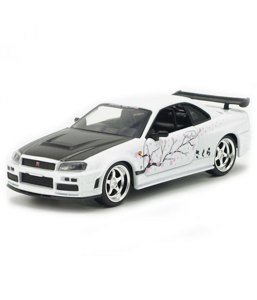 Модель Машинки 1:32 Pink Slips 2002 Nissan Skyline GT-R R34 BNR34 36135