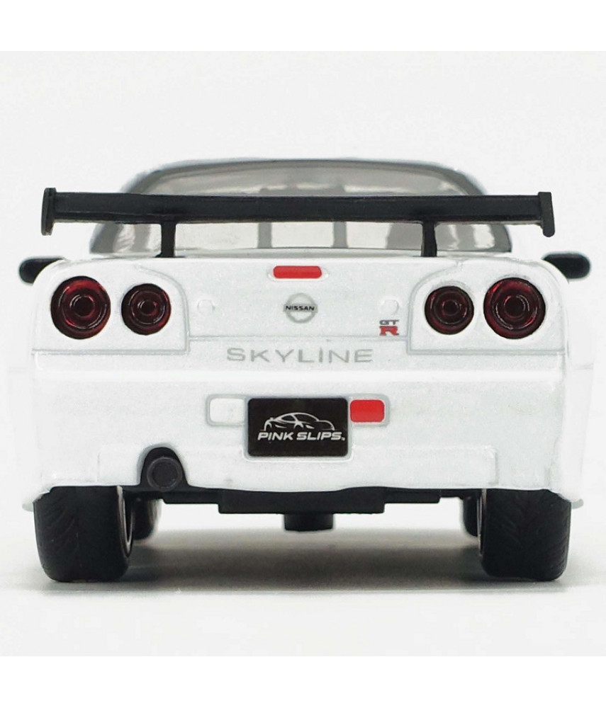 Модель автомобиля Jada Toys Pink Slips 2002 Nissan Skyline GT-R R34 BNR34 (1:32) 36135