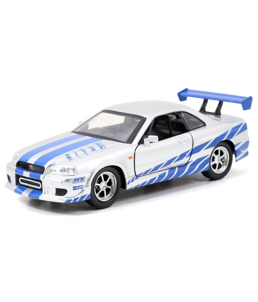 Модель автомобиля Jada Toys Fast & Furious - 2002 Nissan Skyline GTR R34 (1:32) 97184