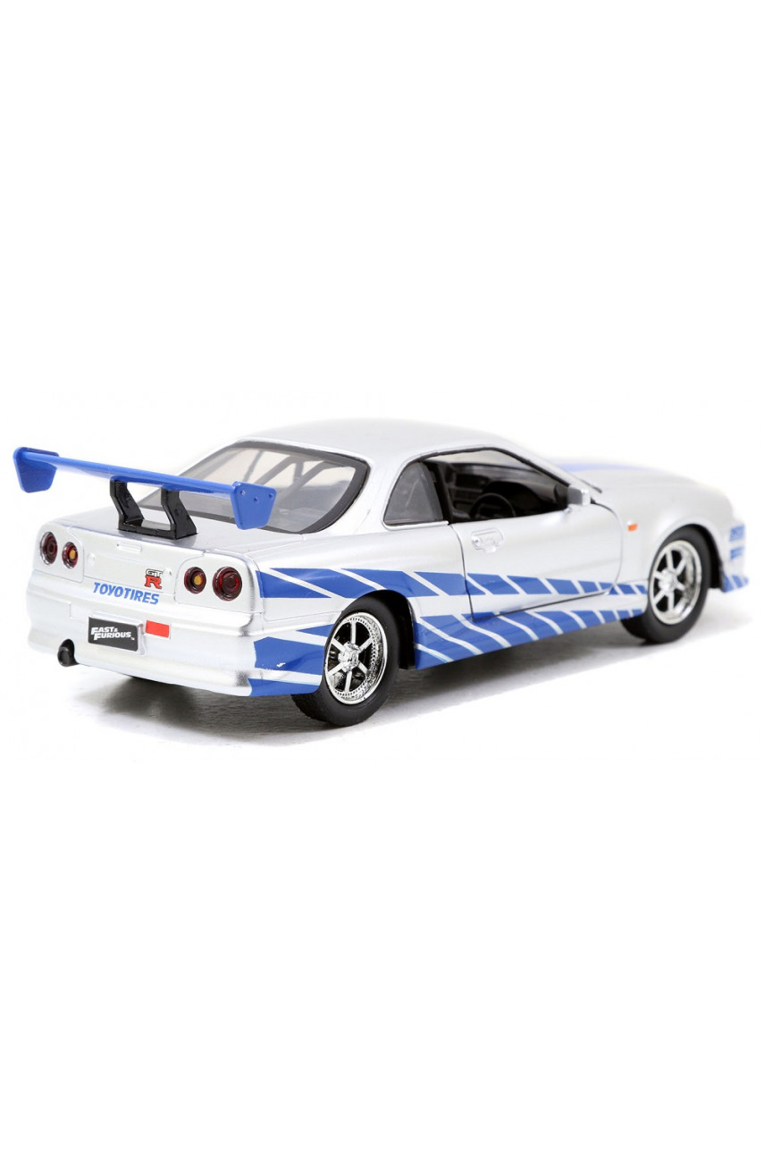 Модель Машинки Форсаж 1:32 FF 2002 Nissan Skyline GTR R34 (97184) купить -  Showgames.ru