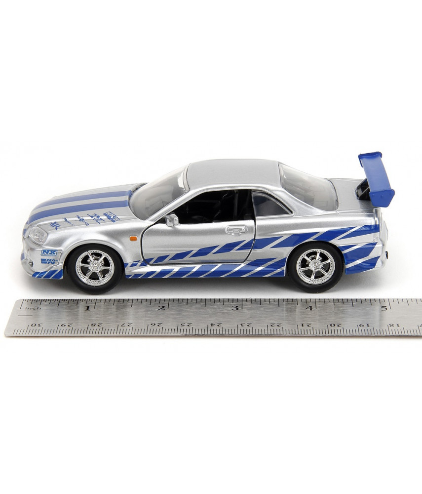 Модель автомобиля Jada Toys Fast & Furious - 2002 Nissan Skyline GTR R34 (1:32) 97184