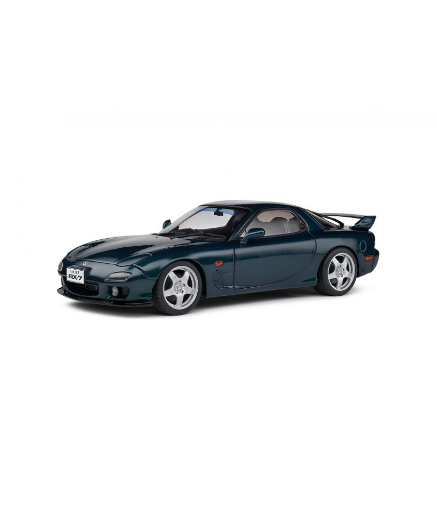 Модель автомобиля 1:18 Mazda RX-7 FD Montego Blue Mica 1994 (Solido)